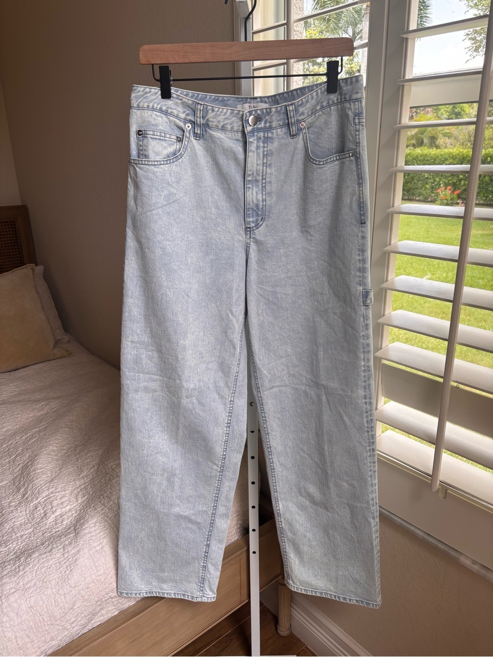 Tibi Bleached Denim Sam Carpenter Jean Women’s Size 28